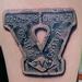 Tattoos - FATHER AND SON STONE V'S - 92163